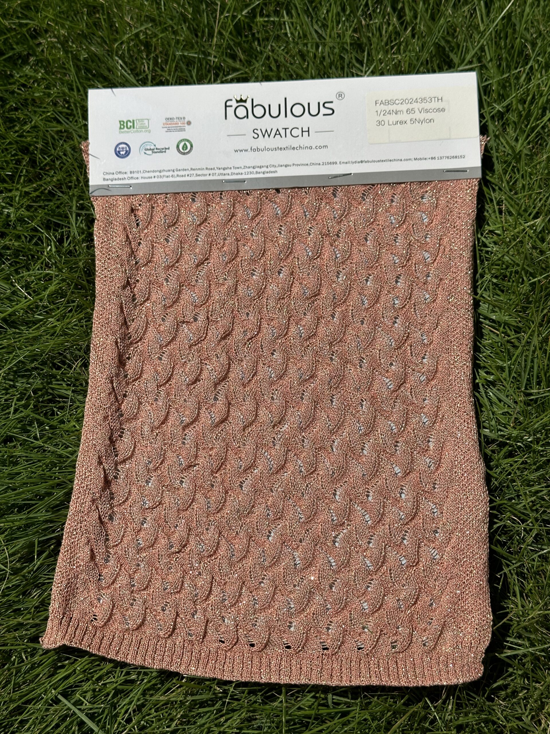 1/24NM 65VISCOSE 30LUREX 5NYLON