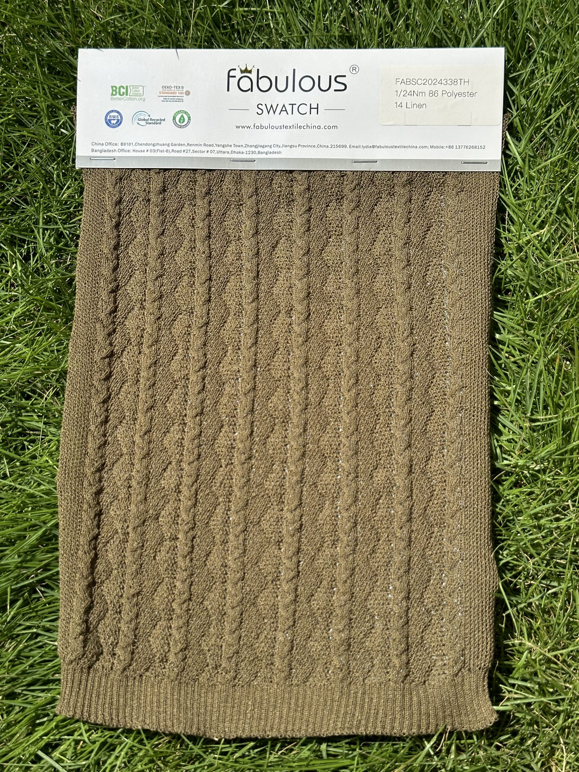 1/24NM 86POLYESTER 14LINEN