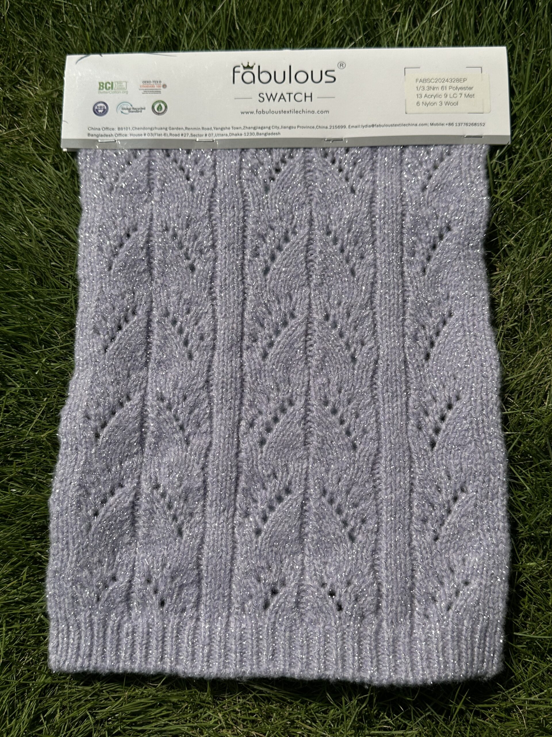 1/3.3NM 61POLYESTER 13ACRYLIC 9LC 7MET 6NYLON 3WOOL