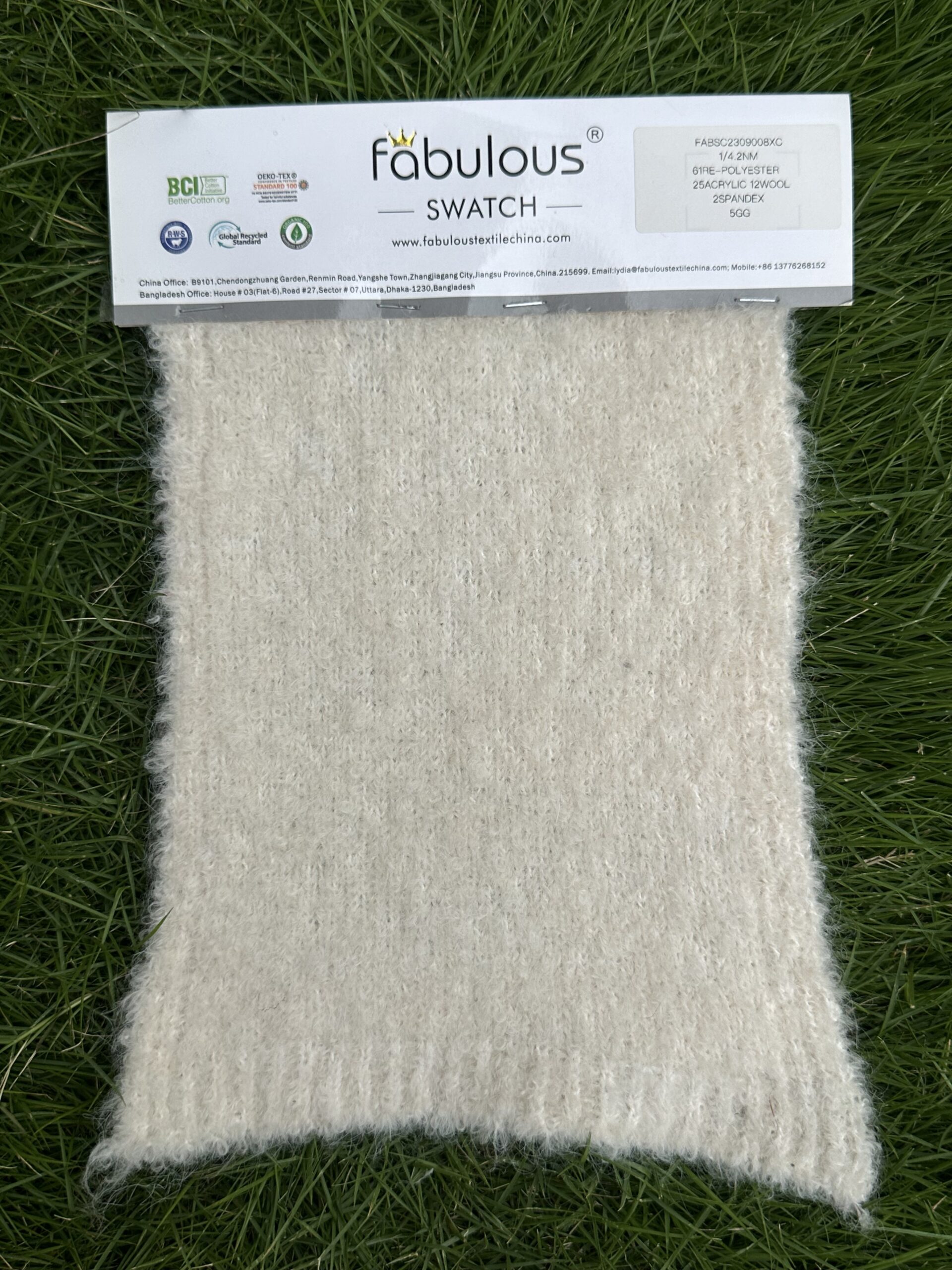 1/4.2NM 61RE-POLYESTER 25ACRYLIC 12WOOL 2SPANDEX