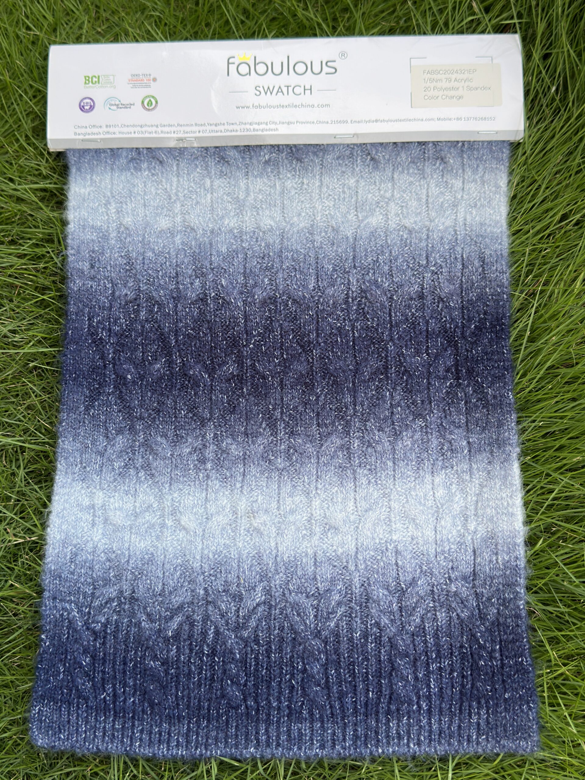 1 5NM 79ACRYLIC 20POLYESTER 1SPANDEX