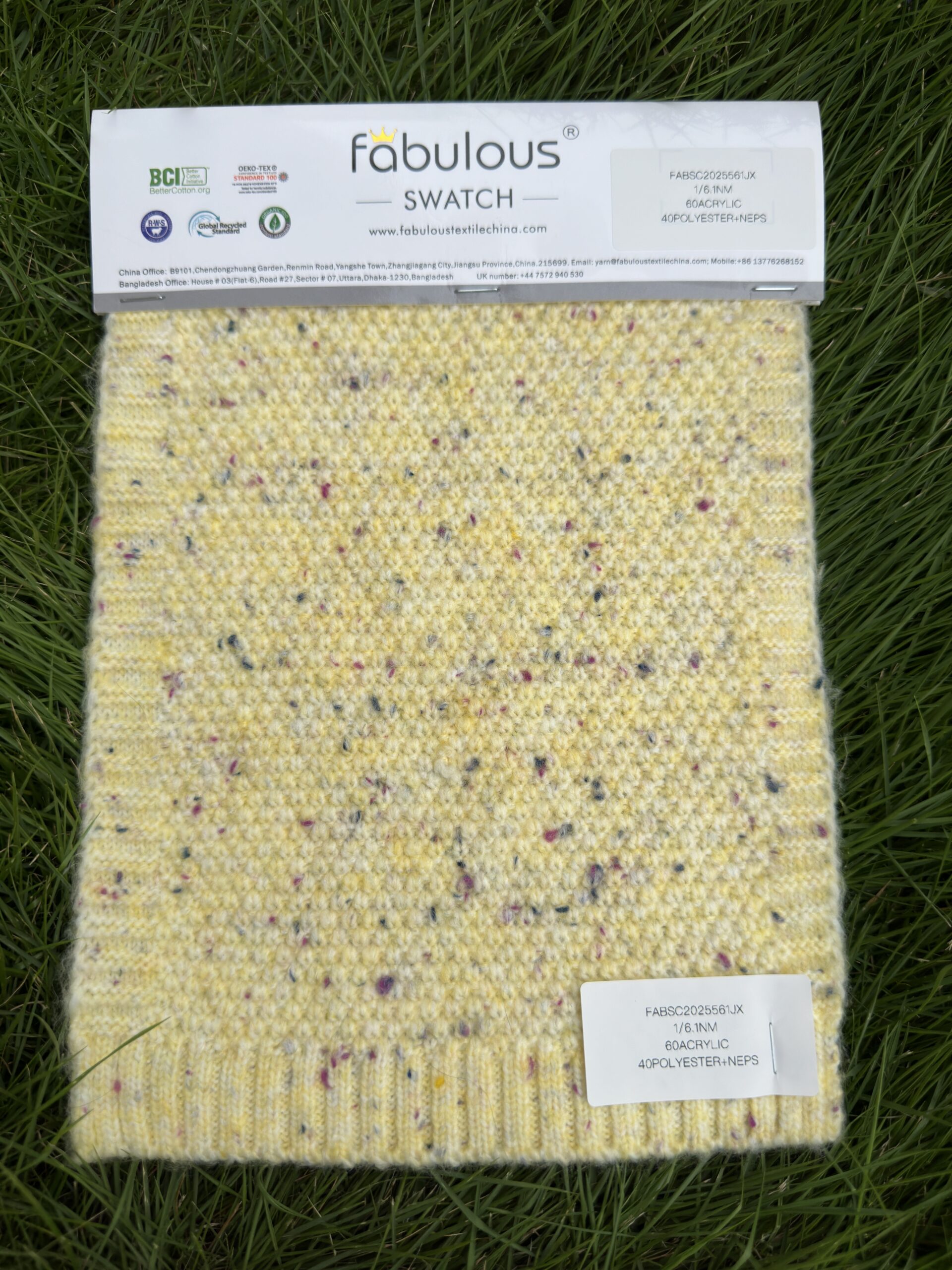 1/6.1NM 60ACRYLIC 40POLYESTER+NEPS