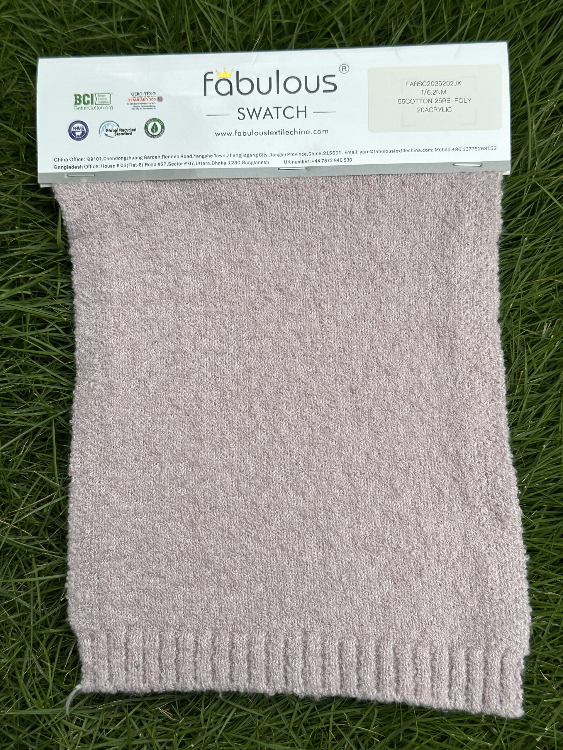 1/6.2NM 55COTTON 25RE-POLYESTER 20ACRYLIC