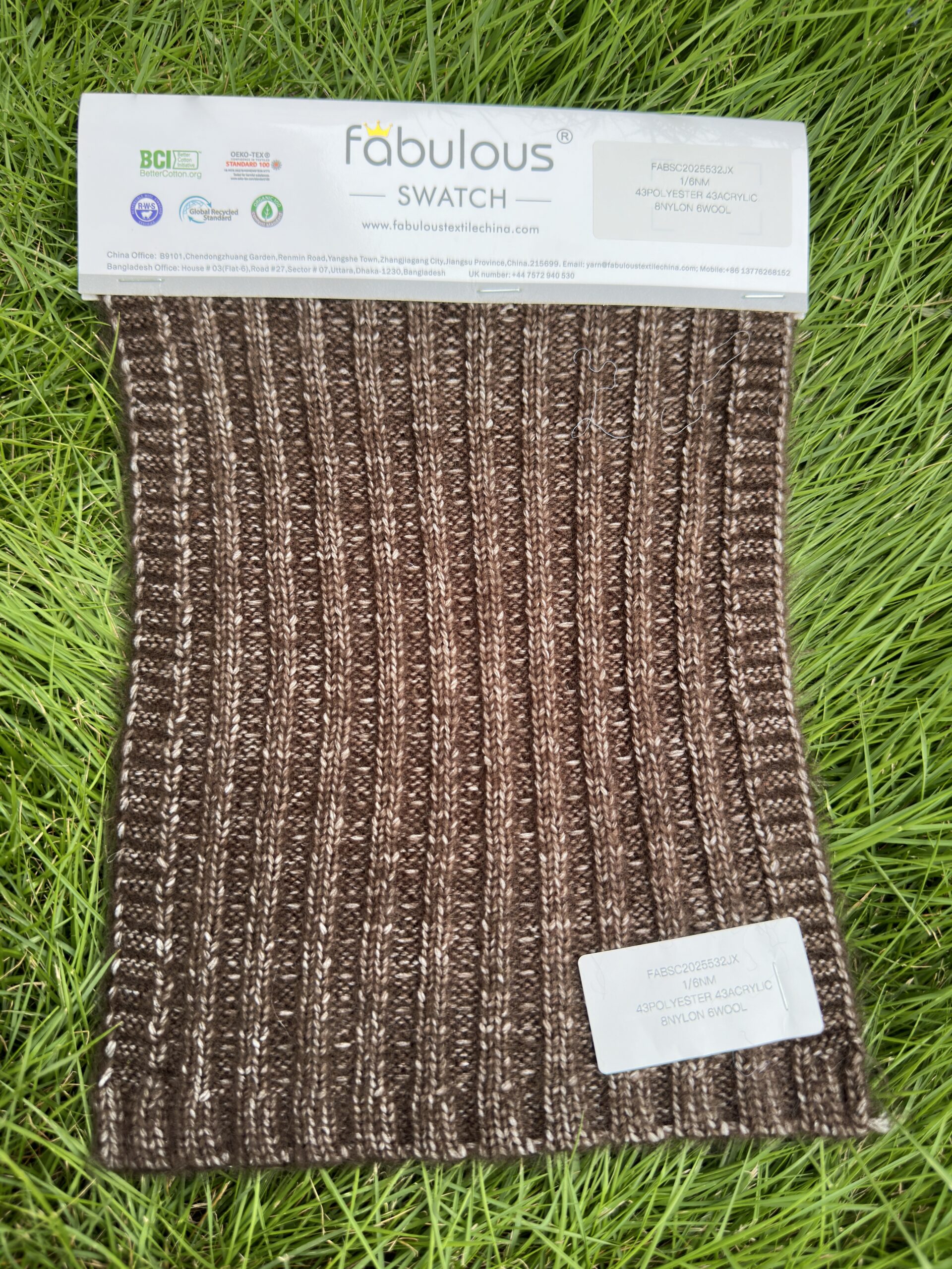 1/6NM 43POLYESTER 43ACRYLIC 8NYLON 6WOOL