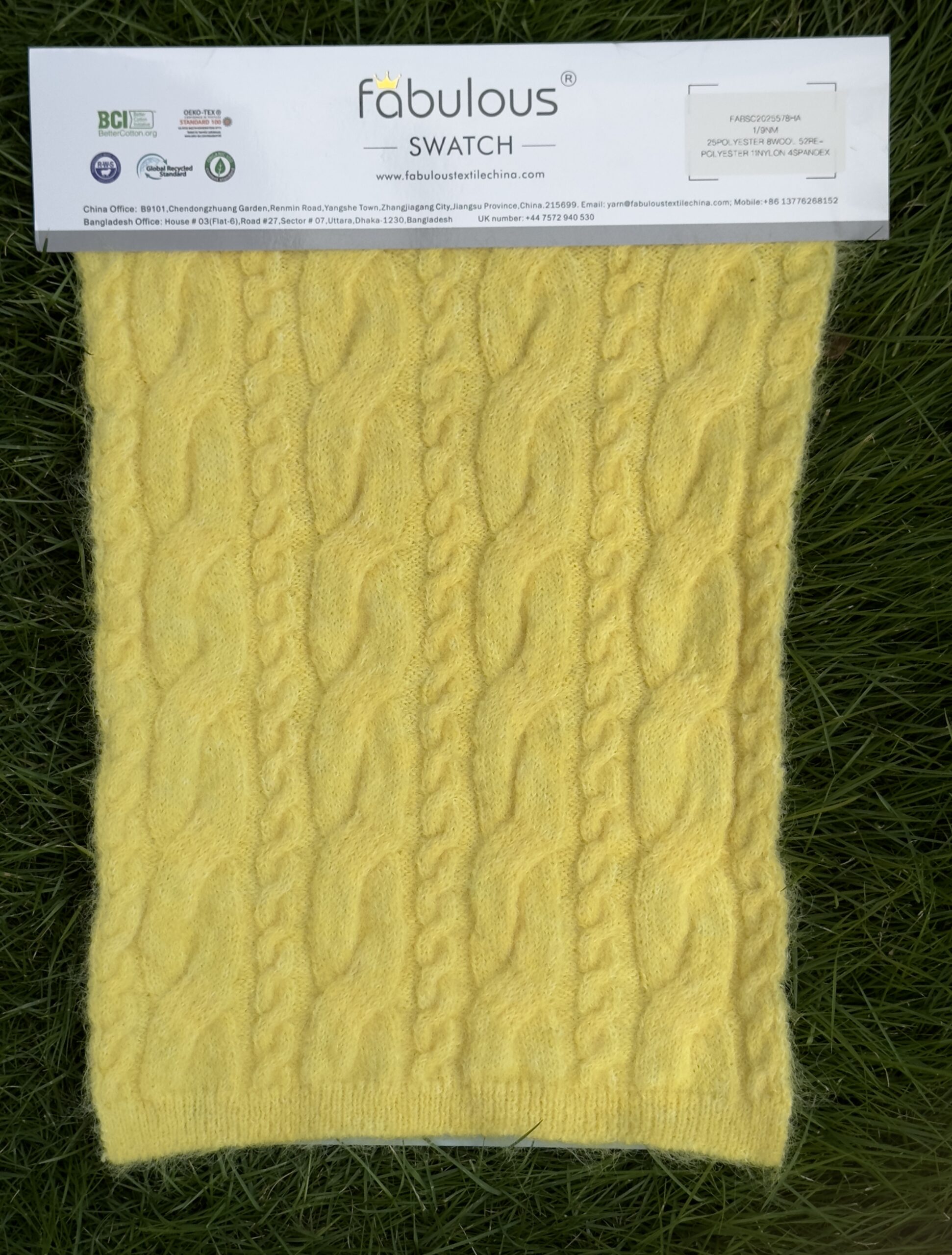 1 9NM 25POLYESTER 8WOOL 52RE-POLYESTER 11NYLON 4SPANDEX