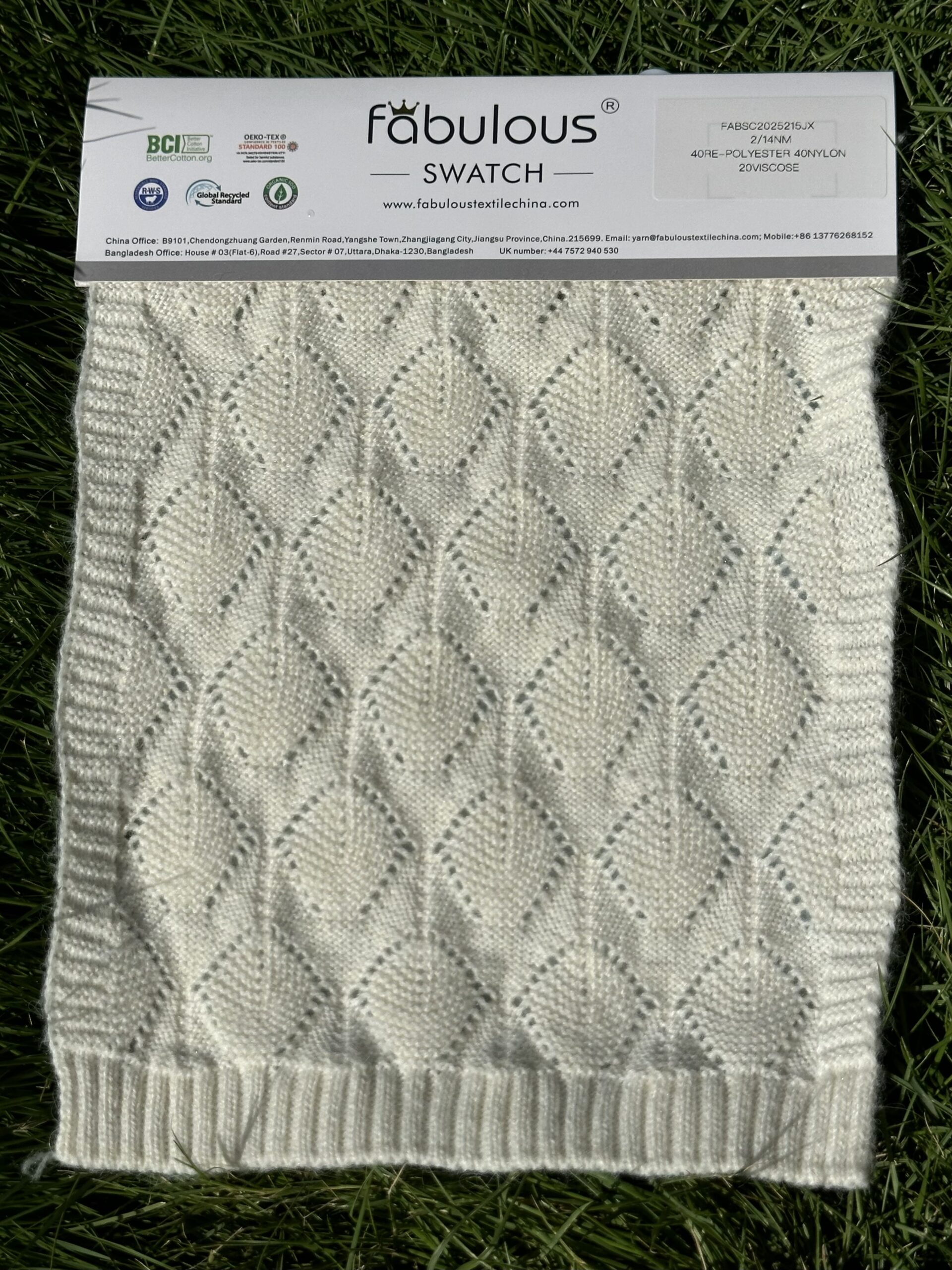 2/14NM 40RE-POLYESTER 40NYLON 20VISCOSE