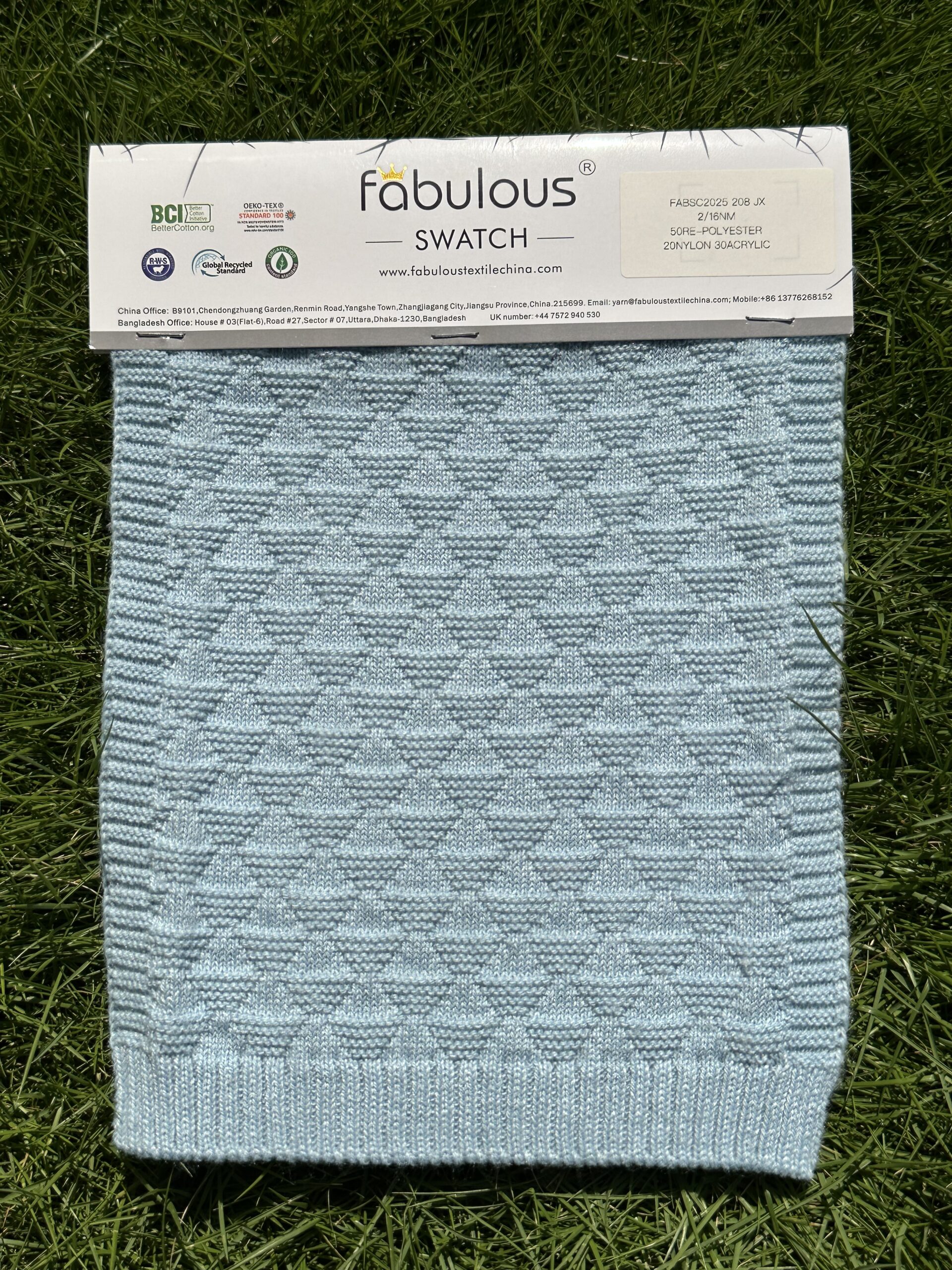 2/16NM 50RE-POLYESTER 20NYLON 30ACRYLIC