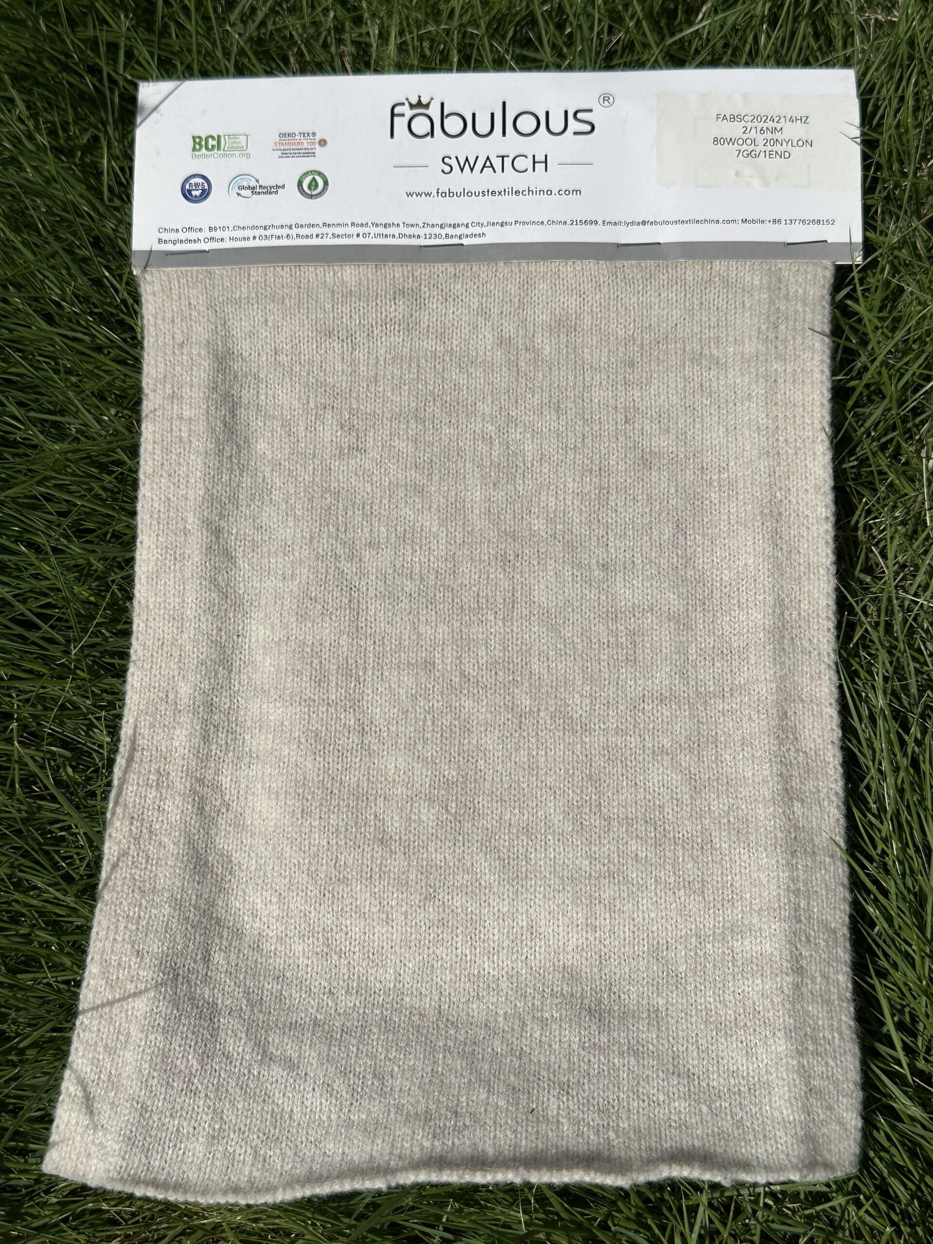 2/16NM 80WOOL 20NYLON