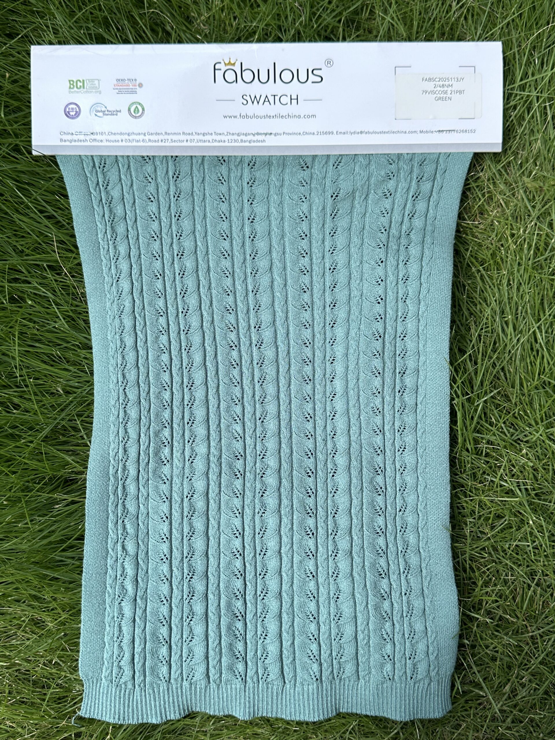 2/48NM 79VISCOSE 21PBT GREEN