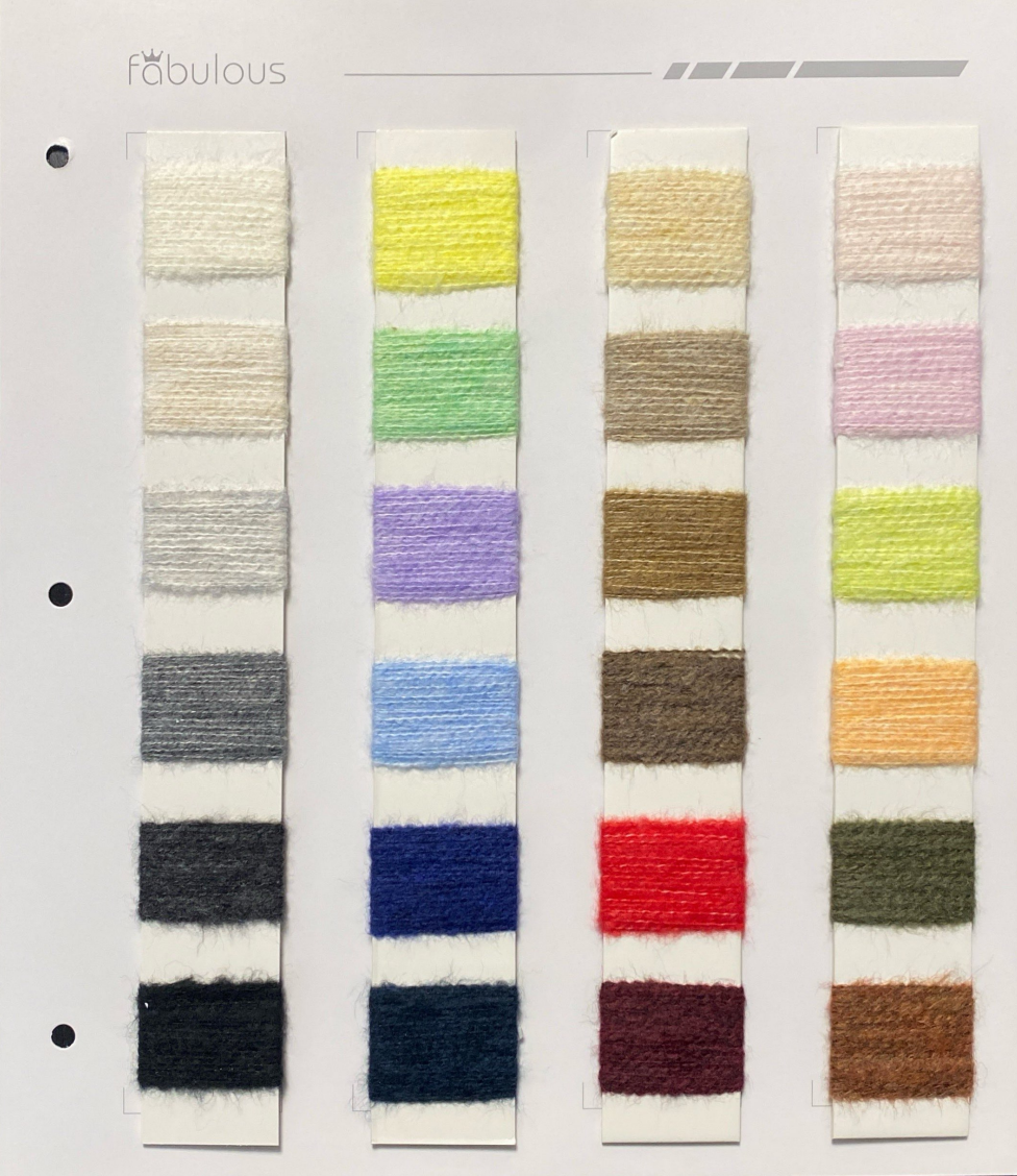 FABSC2025281KC Fuzzy Yarn 1/11NM 53COTTON 25ACRYLIC 20POLYESTER 2SPANDEX