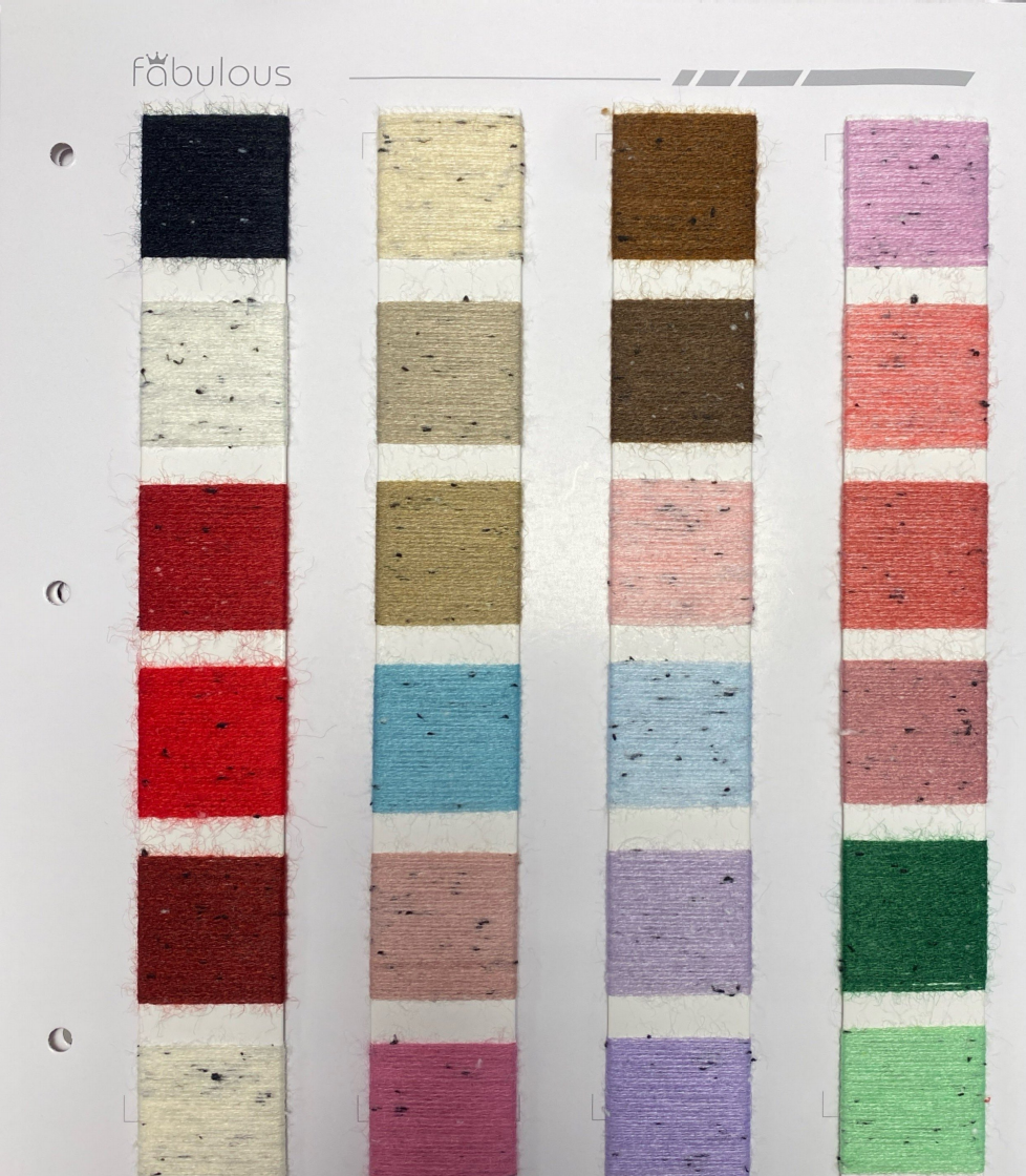 FABSC2025324LC Mossy Yarn 1/18NM 40ACRYLIC 29PBT 26NYLON 5POLYESTER