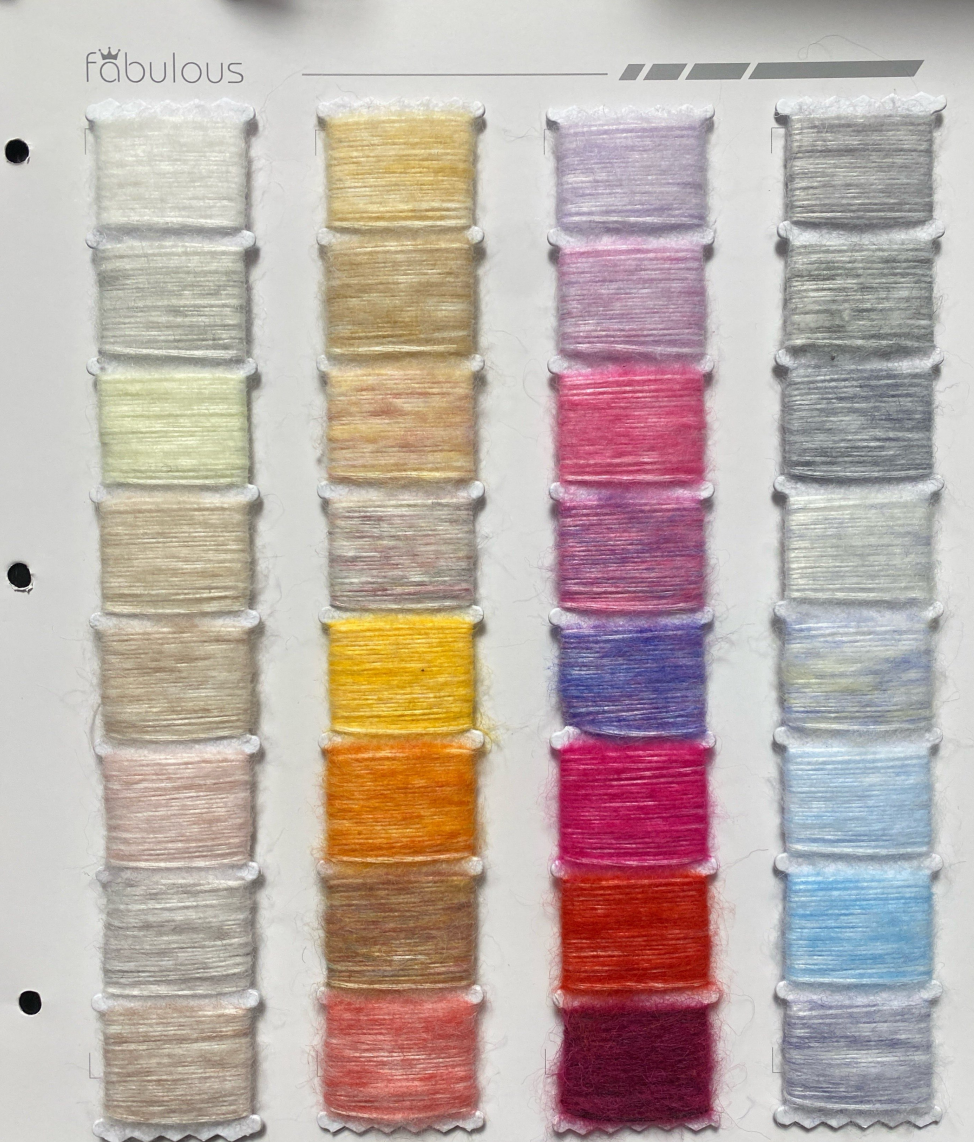 FABSC2025361JX Air-spun Yarn 1/5.5NM 50RE-POLYESTER 27POLYESTER 9ACRYLIC 4WOOL