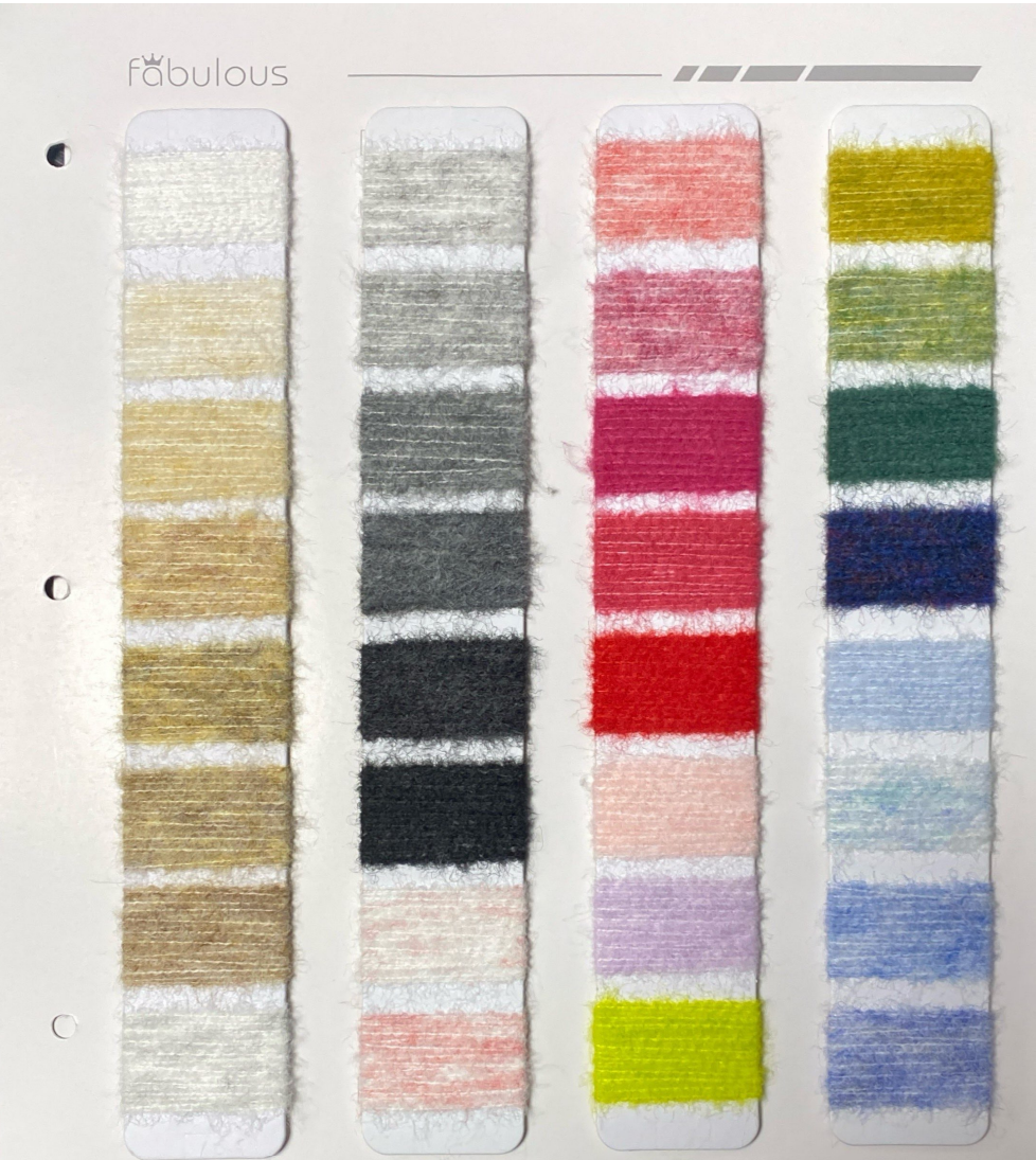 FABSC2025367YSNossy Yarn 1/18NM 54RE-POLYESTER 8RE-NYLON 5RWS WOOL 15NYLON 18ACRYLIC