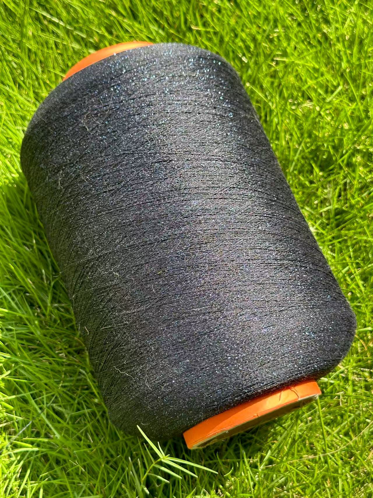 Curved TT Yarn1/32NM 54VISCOSE 23 POLYESTER 13NYLON 10LUREX BLUE